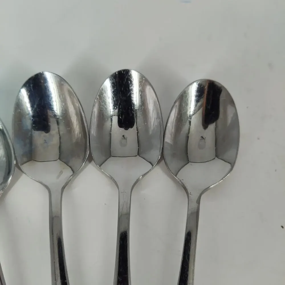 5X Tsp Oneida MOONCREST JENNIFER LUANN TRISTA Stainless TEASPOONS Flatware